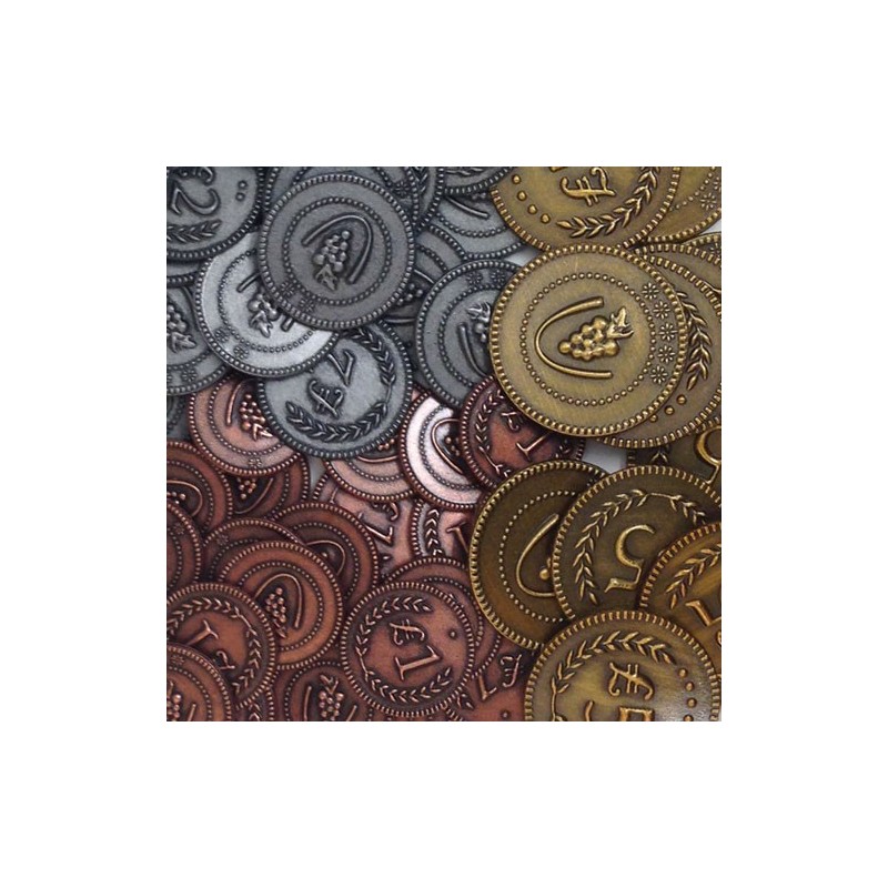 Metal Lira Coins (72 pcs) :Viticulture