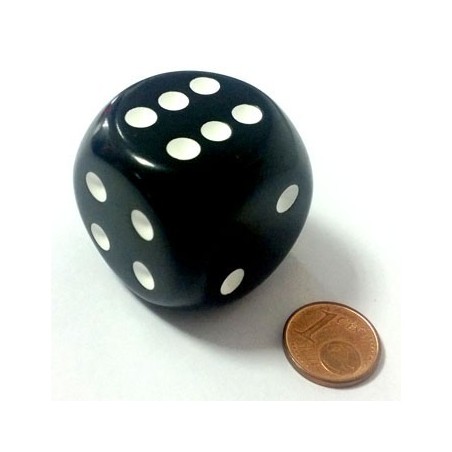 Dado a 6 facce Magnum 32mm - Nero-Bianco - K05899