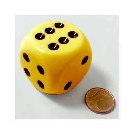 Dado a 6 facce Magnum 32mm - Giallo-Nero - K05903