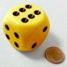 Dado a 6 facce Magnum 32mm - Giallo-Nero - K05903