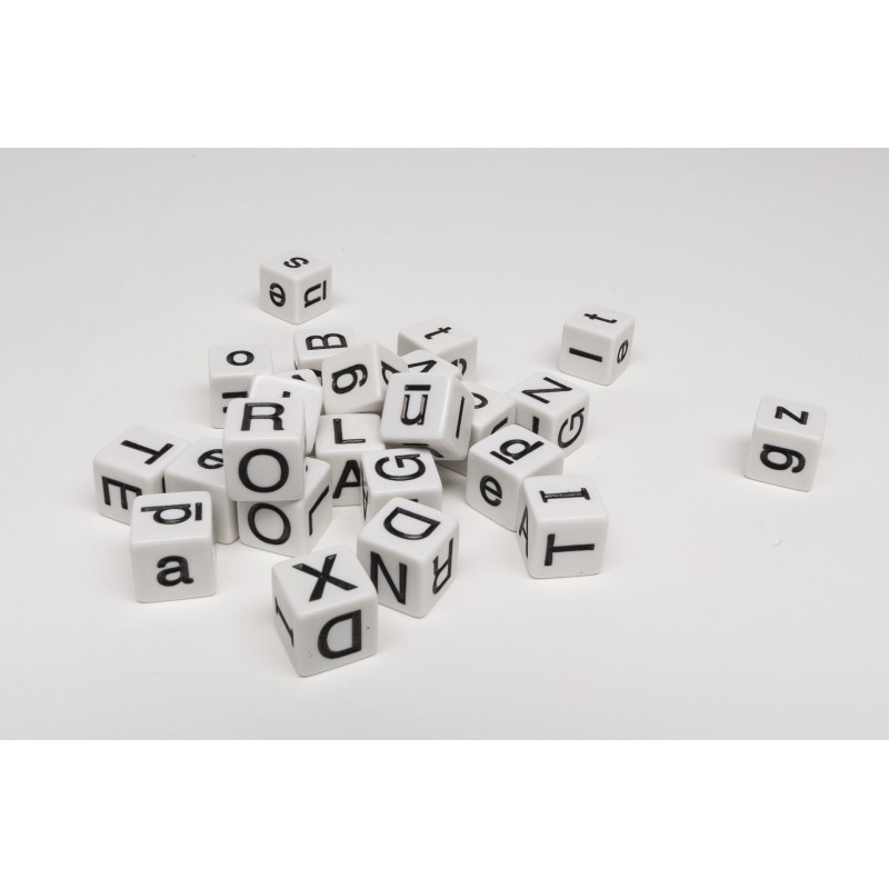 Set dadi a 6 facce Alfabeto (24 pezzi)