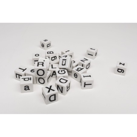 Set dadi a 6 facce Alfabeto (24 pezzi)