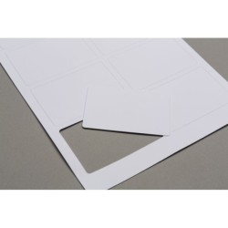 Fogli carte pre-tagliate