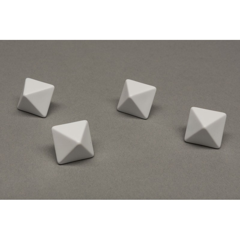 Dado a 8 facce senza numeri (bianco)