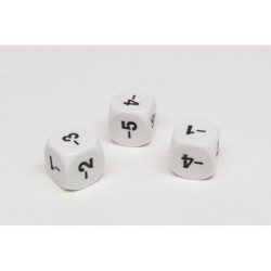 Dado a 6 facce valori negativi