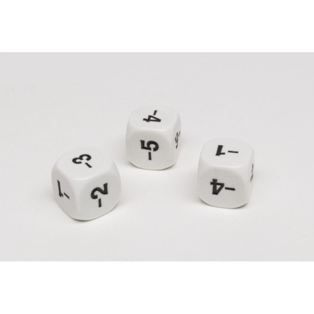 Dado a 6 facce valori negativi