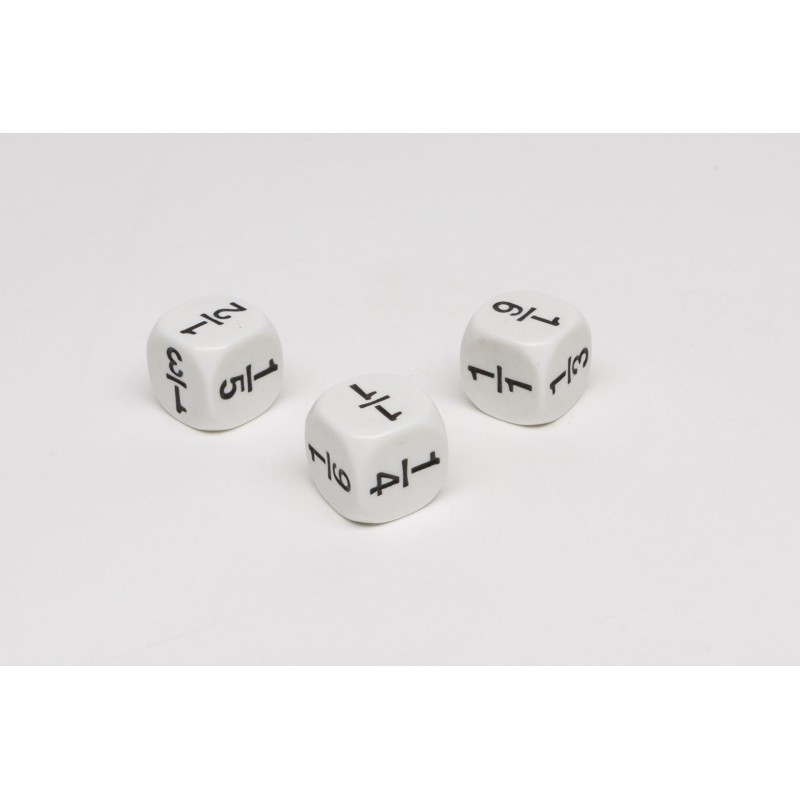 Dado a 6 facce frazionario