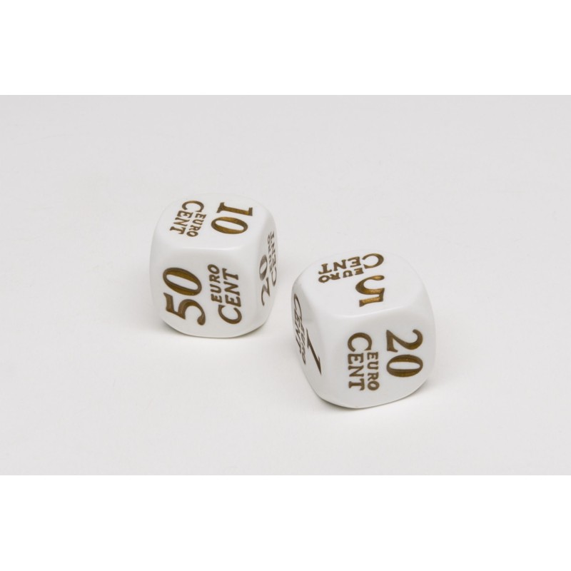 Dado a 6 facce centesimi di Euro