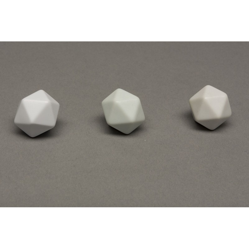 Dado a 20 facce senza numeri (bianco)