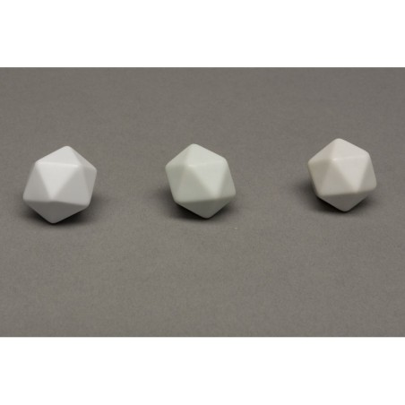 Dado a 20 facce senza numeri (bianco)