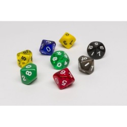 Dado a 10 facce Verde...