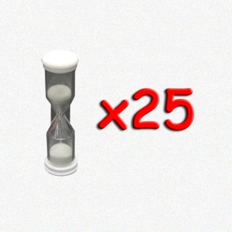 BUNDLE Clessidra da 60 secondi (Koplow - 25 pezzi)