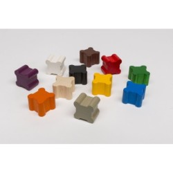 Pedina castello quadrato Rosa scuro