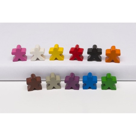 Omino meeple Marrone
