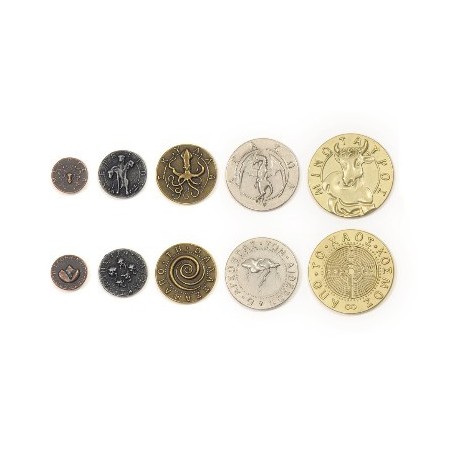 Monete Mostri Mitologici in metallo (Metal Coins Mythological Monsters)