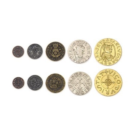 Monete Medievali in metallo (Metal Coins Middle Ages)