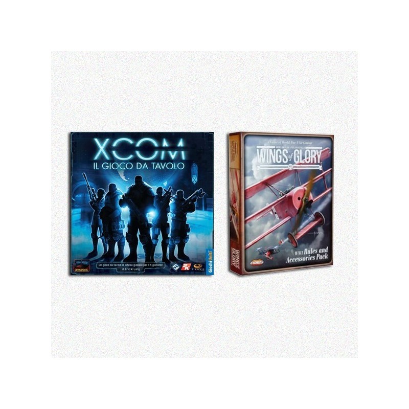 BUNDLE XCOM ITA +  WINGS OF GLORY - WW1 RULES AND ACCESSORIES PACK