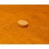 Token rotondo 15x4mm marrone chiaro