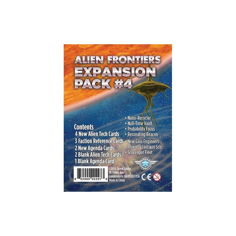 Expansion Pack 4 2nd Ed.: Alien Frontiers