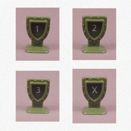 Heroscape - Set ordini VERDE - 4 pezzi (Order set GREEN)