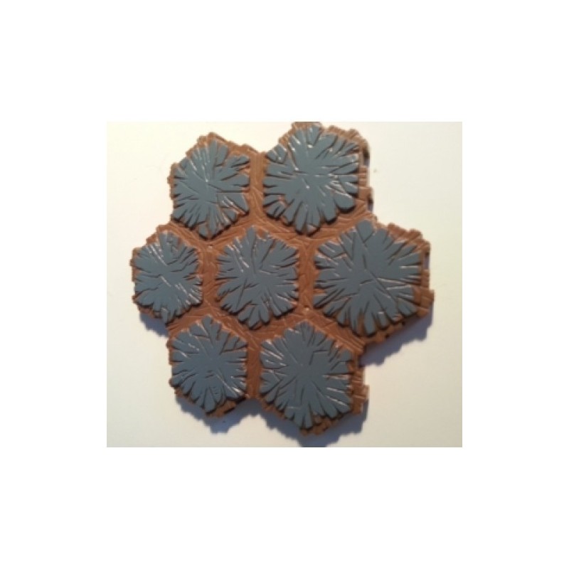 Heroscape Tile - Roccia 7 esagoni (Rock)