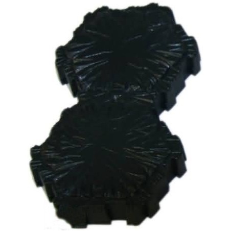 Heroscape Tile - Asfalto blu 2 esagoni (Blue concrete)