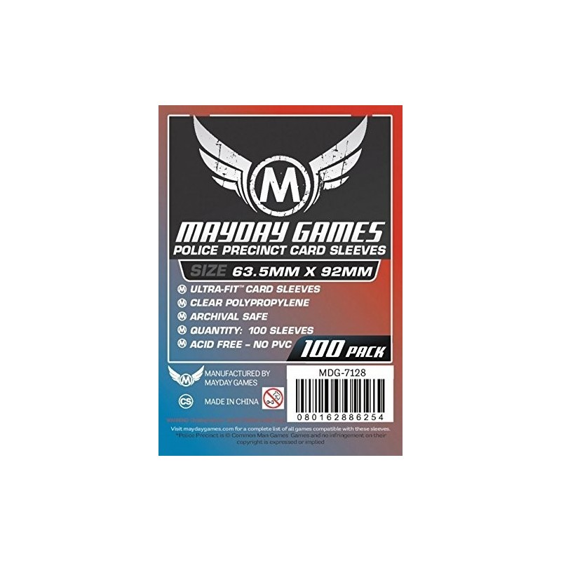 63,5x92 mm Bustine protettive MayDay - 100 bustine MDG7128