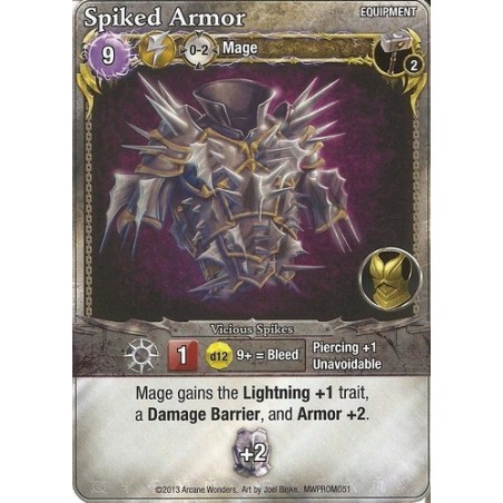 Spiked Armor Promo Card: Mage Wars