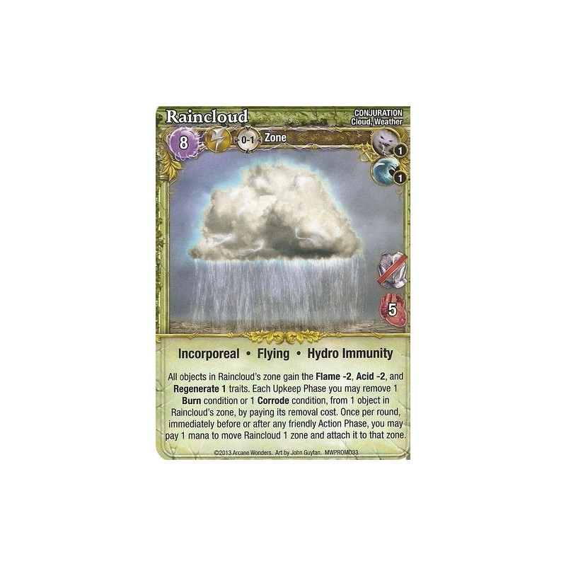 Raincloud Promo Card: Mage Wars
