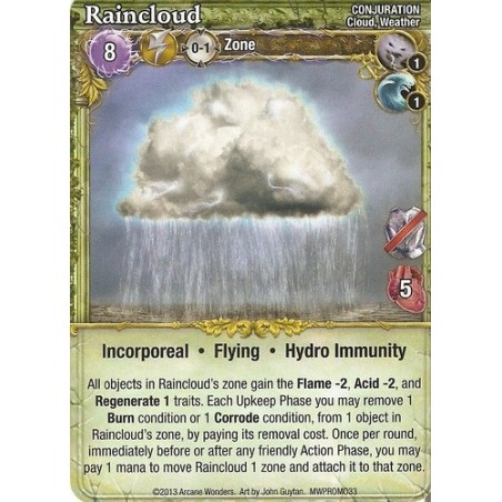 Raincloud Promo Card: Mage Wars