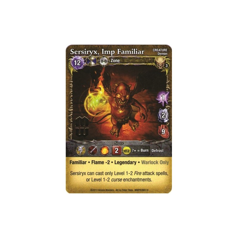 Sersiryx Promo Card: Mage Wars