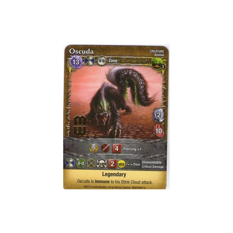 Oscuda Promo Card: Mage Wars
