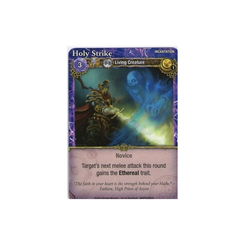 Holy Strike Promo Card: Mage Wars
