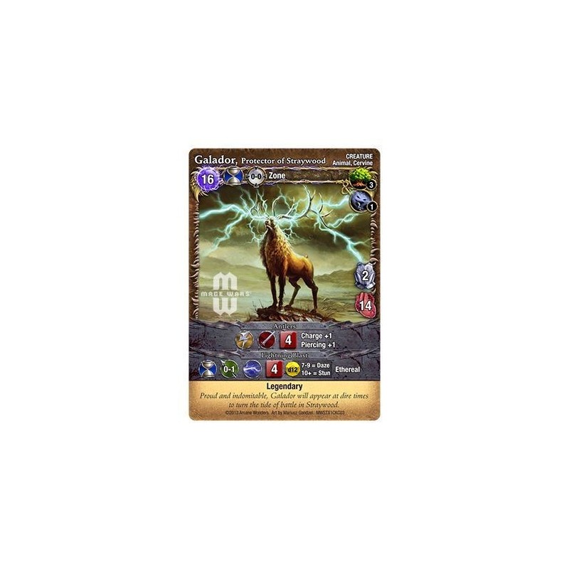 Galador Promo Card: Mage Wars