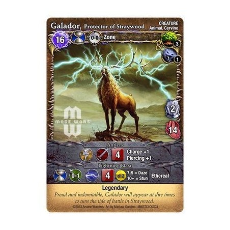 Galador Promo Card: Mage Wars