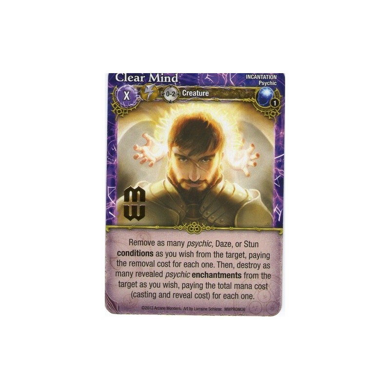Clear Mind Promo Card: Mage Wars