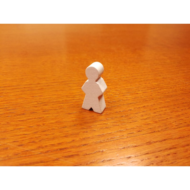 Pedina Omino Senior Bianca