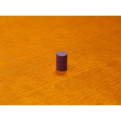Token cilindrico 10x15mm viola