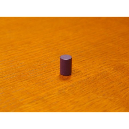 Token cilindrico 10x15mm viola