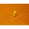 Token cilindrico 10x15mm giallo