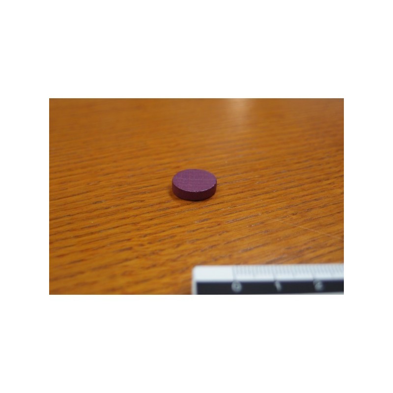 Token rotondo 15x4mm viola (50 pezzi)