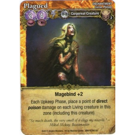 Plagued Promo Card: Mage Wars