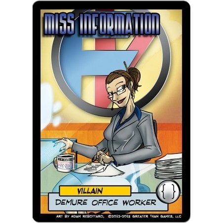 Miss Information Villain Character: Sentinels of the Multiverse