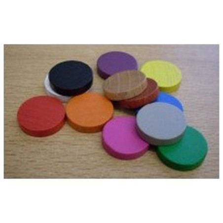 Token rotondo 15x4mm viola (100 pezzi)