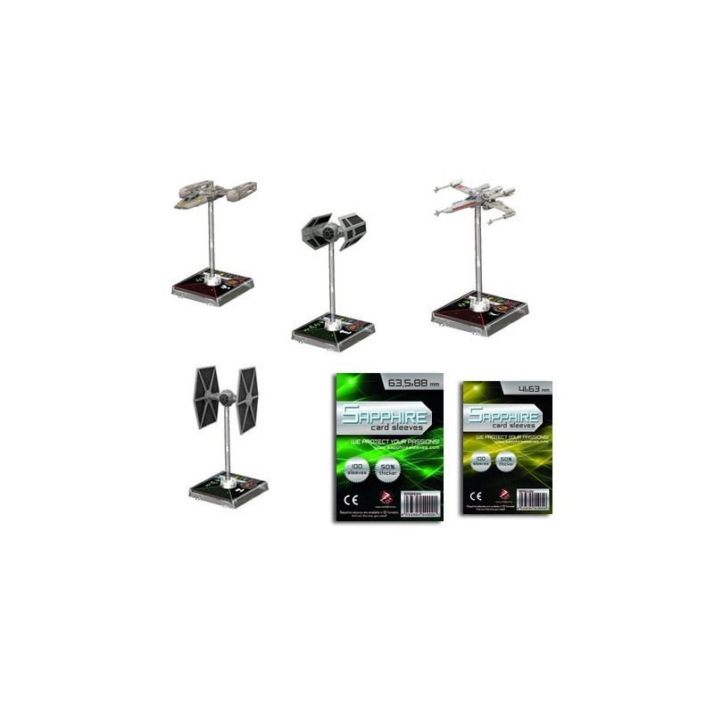 BUNDLE X-Wing prima serie + bustine apposite per X-Wing