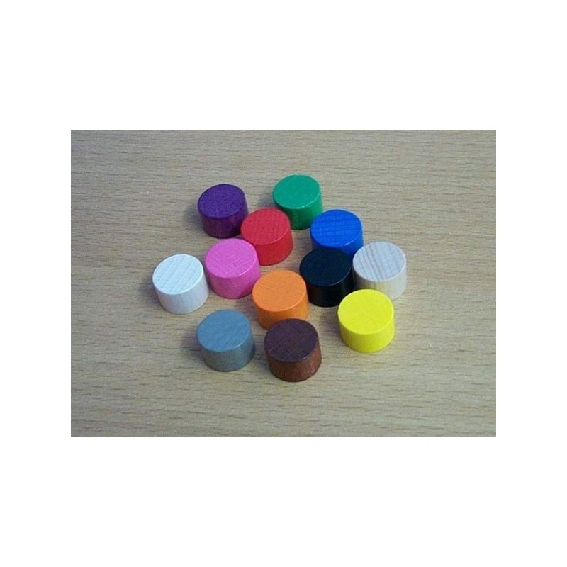 BUNDLE Token cilindrico 15x10mm  MISTO (16 pezzi)