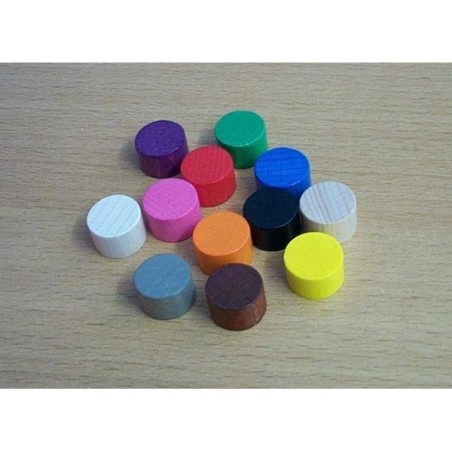BUNDLE Token cilindrico 15x10mm  MISTO (16 pezzi)