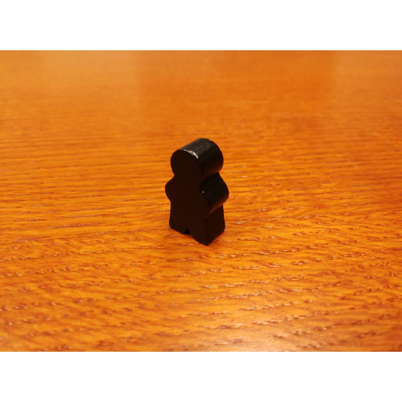 Pedina Omino Junior Nera (25 pezzi)