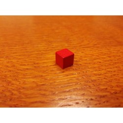 Cubetto 8mm Rosso (10 pezzi)