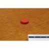 Token rotondo 15x4mm rosso
